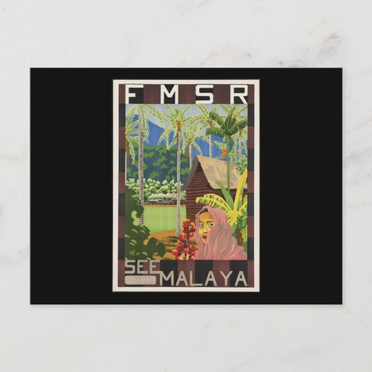 Carte Postale Voir Malaya (Devant)