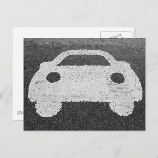 Carte Postale Voiture (Devant / Derrière)