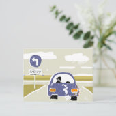 Carte Postale Voiture (Debout devant)