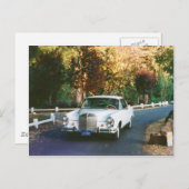 Carte Postale Voiture 1965 de classique de coupé du benz 220SEb (Devant / Derrière)