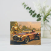 Carte Postale Voiture 3po (Debout devant)