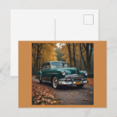 Carte Postale Voiture Ancienne (Devant / Derrière)