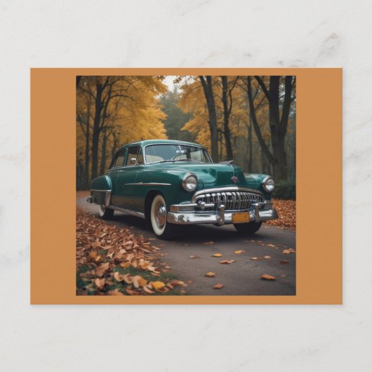 Carte Postale Voiture Ancienne (Devant)