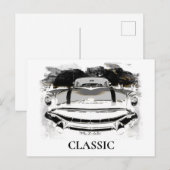 Carte Postale *~* Voiture Ancienne Rétro Classique Antique (Devant / Derrière)