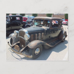 Carte Postale Voiture antique rouillée