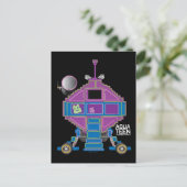 Carte Postale Voiture Aqua Ado Hunger Force Mooninites (Debout devant)