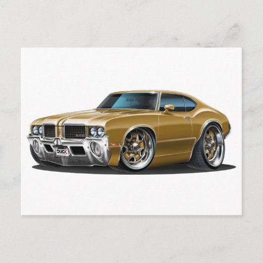 Carte Postale Voiture Brown Olds Cutlass (Devant)