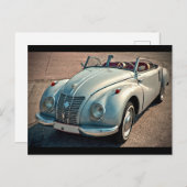 Carte Postale Voiture classique (Devant / Derrière)