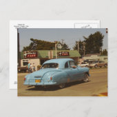 Carte Postale Voiture classique (Devant / Derrière)