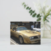 Carte Postale voiture classique (Debout devant)