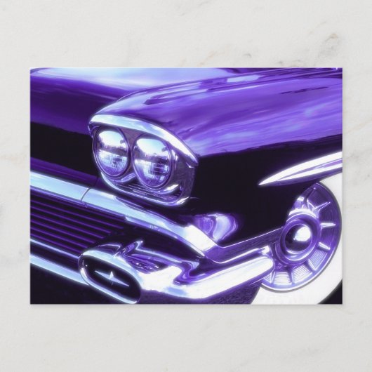 Carte Postale Voiture classique : 1958 Chevrolet (Devant)