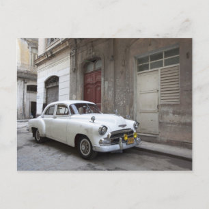 Carte Postale Voiture classique à La Havane Cuba