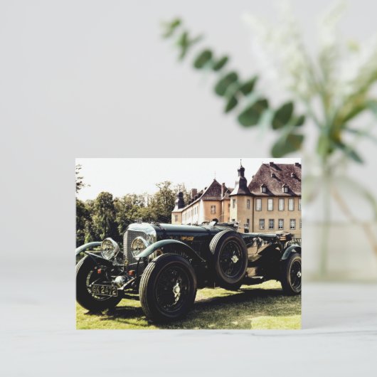 Carte Postale Voiture classique ancienne (Debout devant)