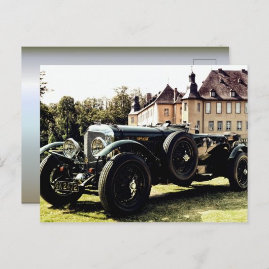 Carte Postale Voiture classique ancienne (Devant / Derrière)