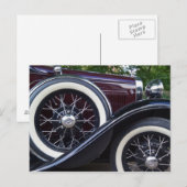 Carte Postale Voiture classique Ford A 1930 (Devant / Derrière)
