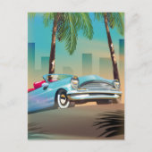 Carte Postale Voiture classique rétro (Devant)
