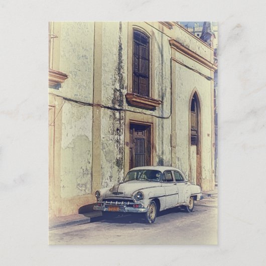 Carte Postale Voiture classique vintage (Devant)