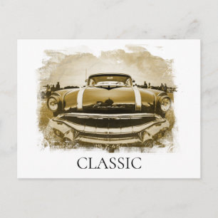 Carte Postale *~* Voiture Classique Vintage Ancienne Antique Ret