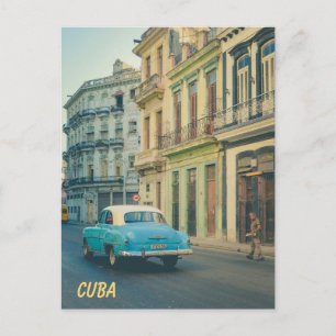 Carte Postale Voiture Classique Vintage La Havane Cuba Photograp