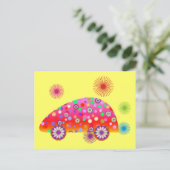 Carte Postale Voiture colorée A1a (Debout devant)