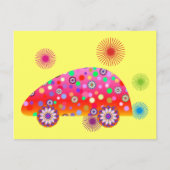 Carte Postale Voiture colorée A1a (Devant)