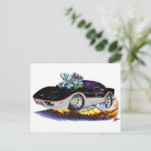 Carte Postale Voiture Corvette Indy 1978 (Debout devant)