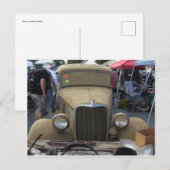 Carte Postale Voiture Couverte (Devant / Derrière)