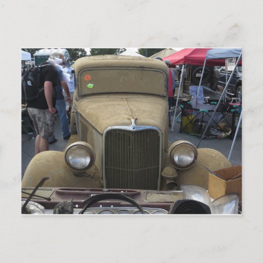 Carte Postale Voiture Couverte (Devant)