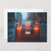 Carte Postale Voiture Dark Sport (Devant / Derrière)