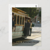 Carte Postale Voiture de câble (Devant / Derrière)