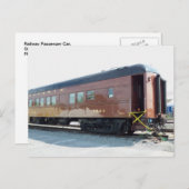 Carte Postale Voiture De Chemin De Fer. Strasbourg, AP (Devant / Derrière)