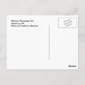 Carte Postale Voiture De Chemin De Fer. Strasbourg, AP (Dos)