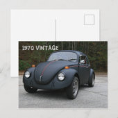 Carte Postale Voiture de collection (Devant / Derrière)