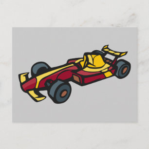 Carte Postale Voiture de course