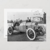 Carte Postale Voiture de course 1913 (Devant / Derrière)