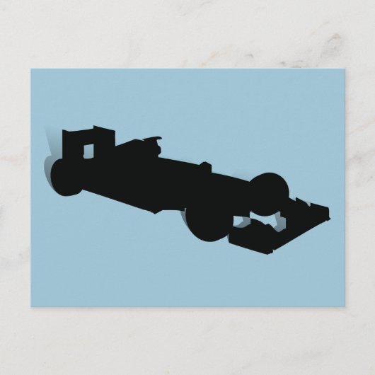 Carte Postale Voiture de course_3 (Devant)