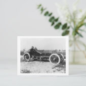 Carte Postale Voiture de course précoce, 1913 (Debout devant)