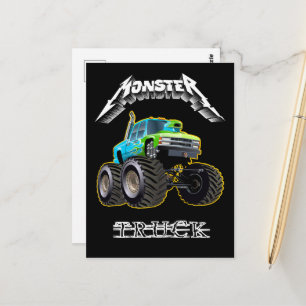 Carte Postale Voiture de dessin animé
