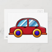 Carte Postale Voiture de jouets (Devant / Derrière)