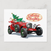 Carte Postale Voiture de Noël (Devant)