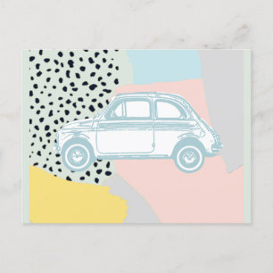Carte Postale voiture de rêve vintage