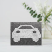 Carte Postale Voiture de route (Debout devant)