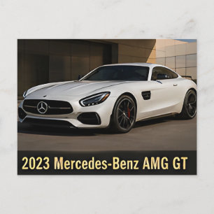 Carte Postale Voiture de sport de luxe moderne Mercedes-Benz AMG