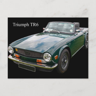 Carte Postale Voiture de sport Triumph TR6