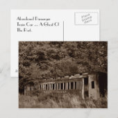 Carte postale ~ Voiture de train de voyageurs ~ Fa (Devant / Derrière)