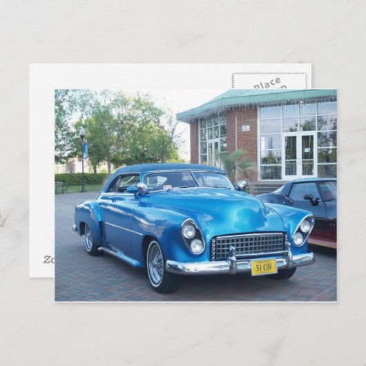 Carte Postale voiture de vente (Devant / Derrière)