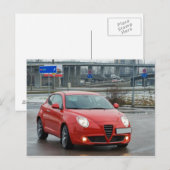 Carte Postale Voiture de ville (Devant / Derrière)