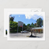 Carte postale Voiture et Motel cool ! (Devant / Derrière)