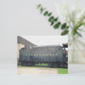 Carte Postale Voiture Ferroviaire. Chemin de fer de Strasbourg (Debout devant)