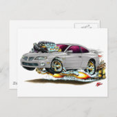 Carte Postale Voiture gris GTO 2004-06 (Devant / Derrière)